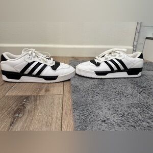 Adidas White and Black Athletic Shoes